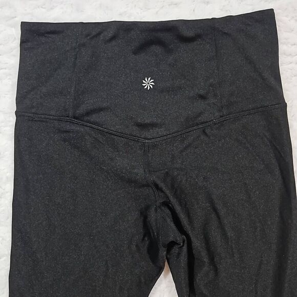 Athleta Elation Shine Tight Size Small Petite SP Black Workout Gym Yoga #985227 - Picture 7 of 7